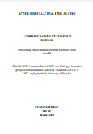 "Azərbaycan Miniatür sənəti" dərslik
